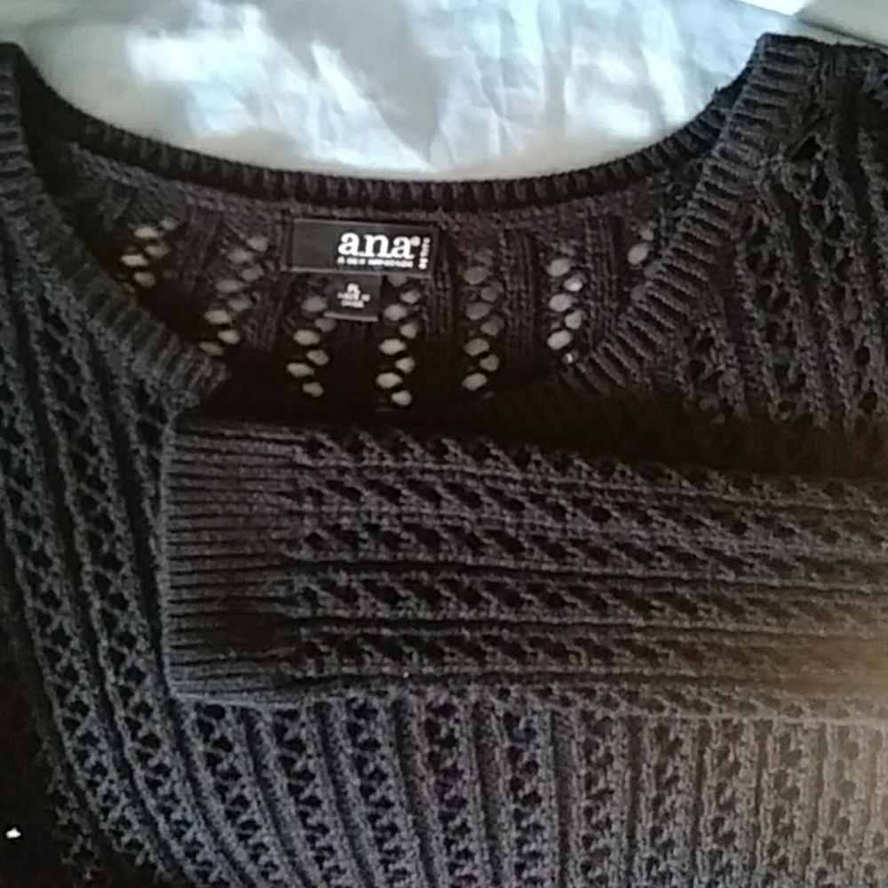 Black doily-inspired top